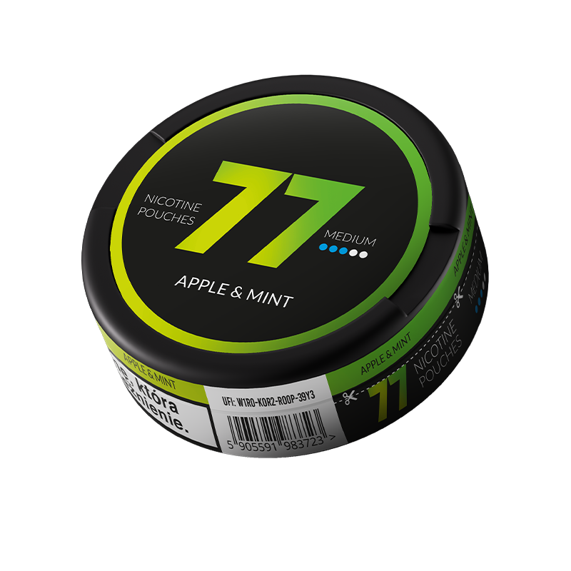 Woreczki nikotynowe 77 Apple &amp; Mint medium