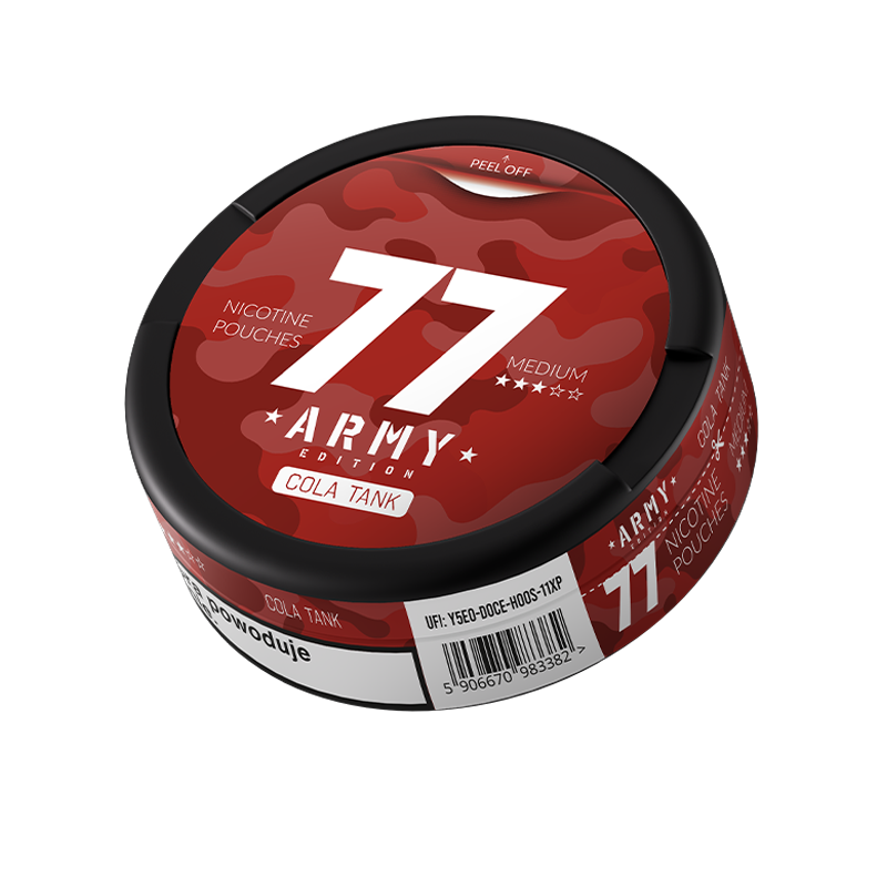 Woreczki nikotynowe 77 Army Cola Tank medium