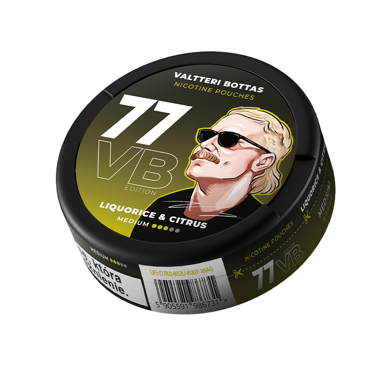 77 VB Liquorice &amp; Citrus Medum